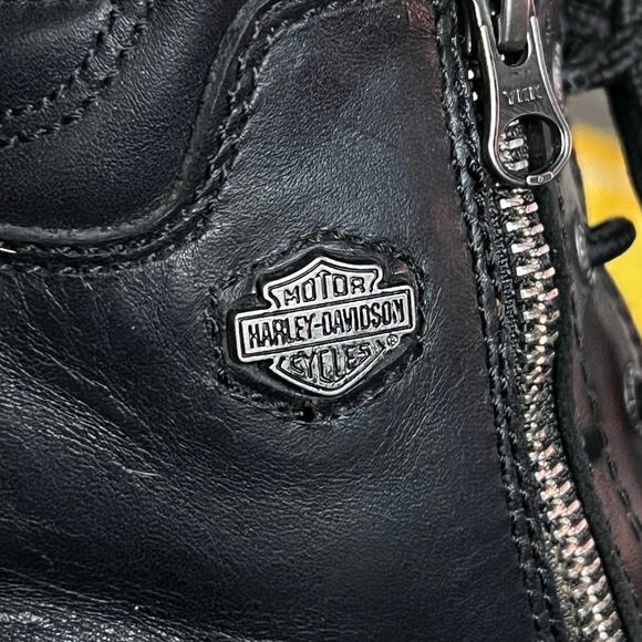 Harley-Davidson Black Ankle Boots - Picture 6 of 12